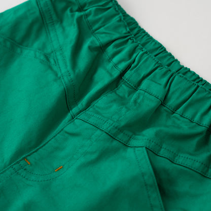 ストレッチカラーパンツ５分丈　GREEN