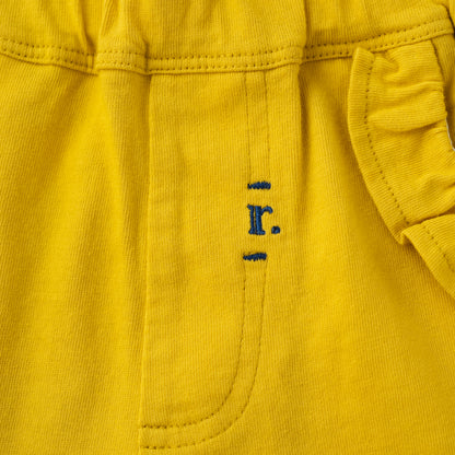 フリルショートパンツ　YELLOW