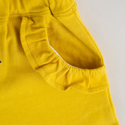 フリルショートパンツ　YELLOW