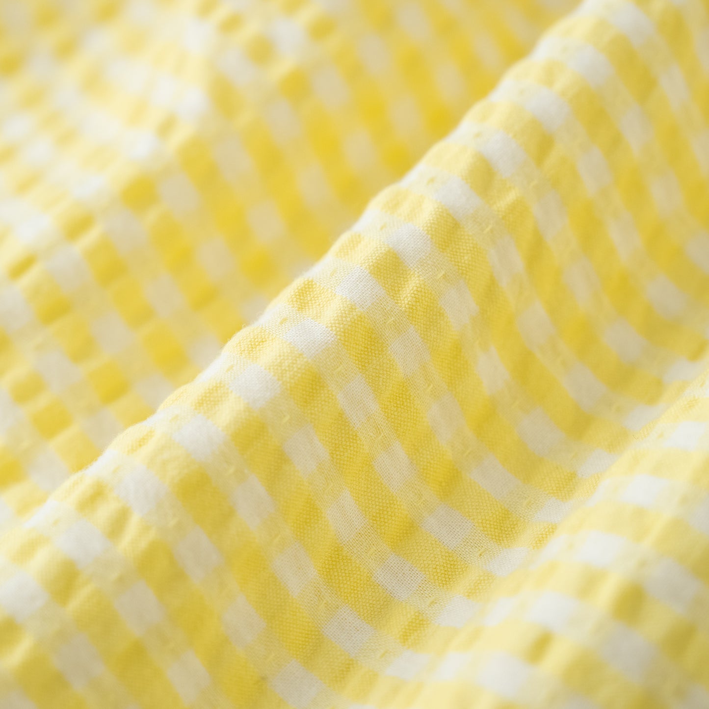 ギンガムチェックリラックスパンツ　YELLOW