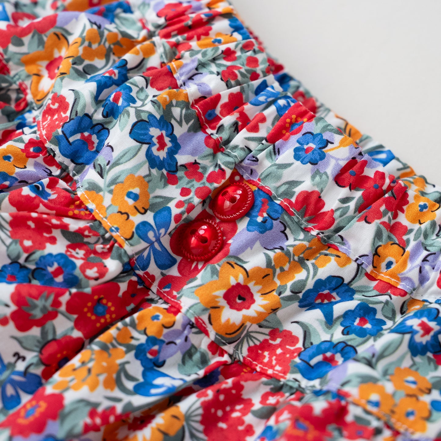 段フリルショートパンツ　PRINT