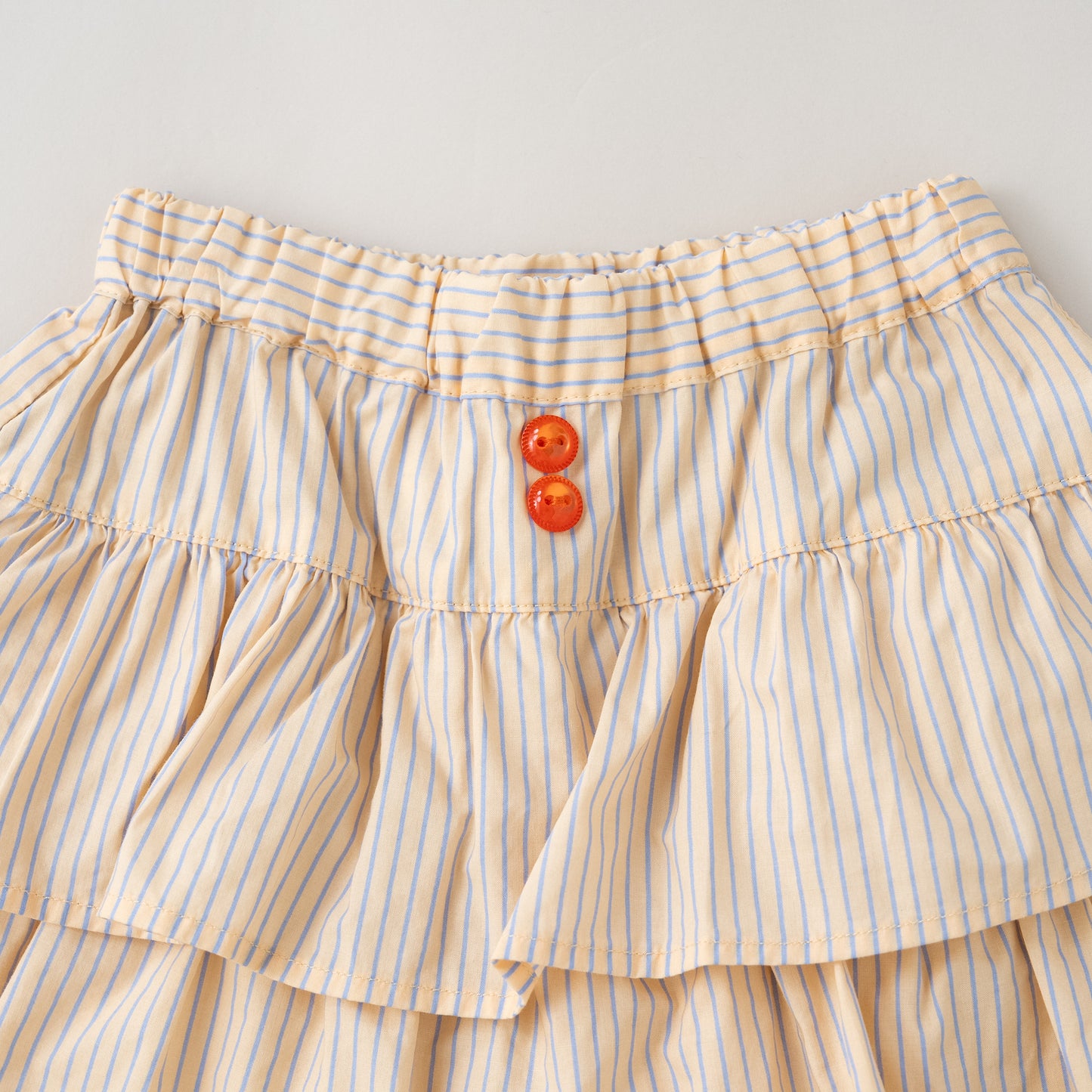 段フリルショートパンツ　STRIPE