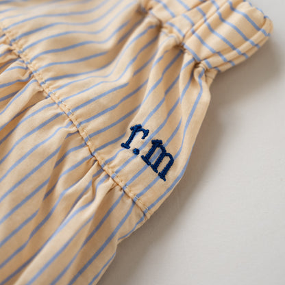 段フリルショートパンツ　STRIPE