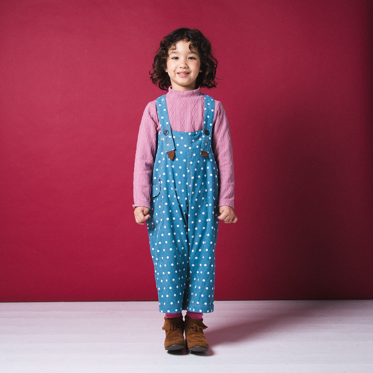 オーバーサイズサロペット　DOT