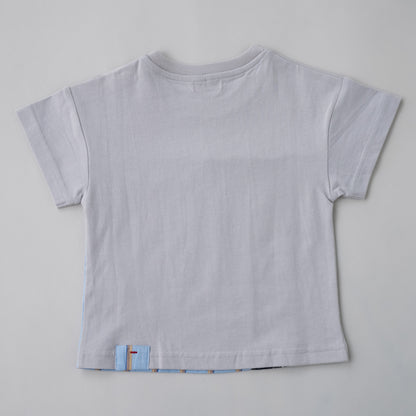 スイッチングTシャツ　GRAY