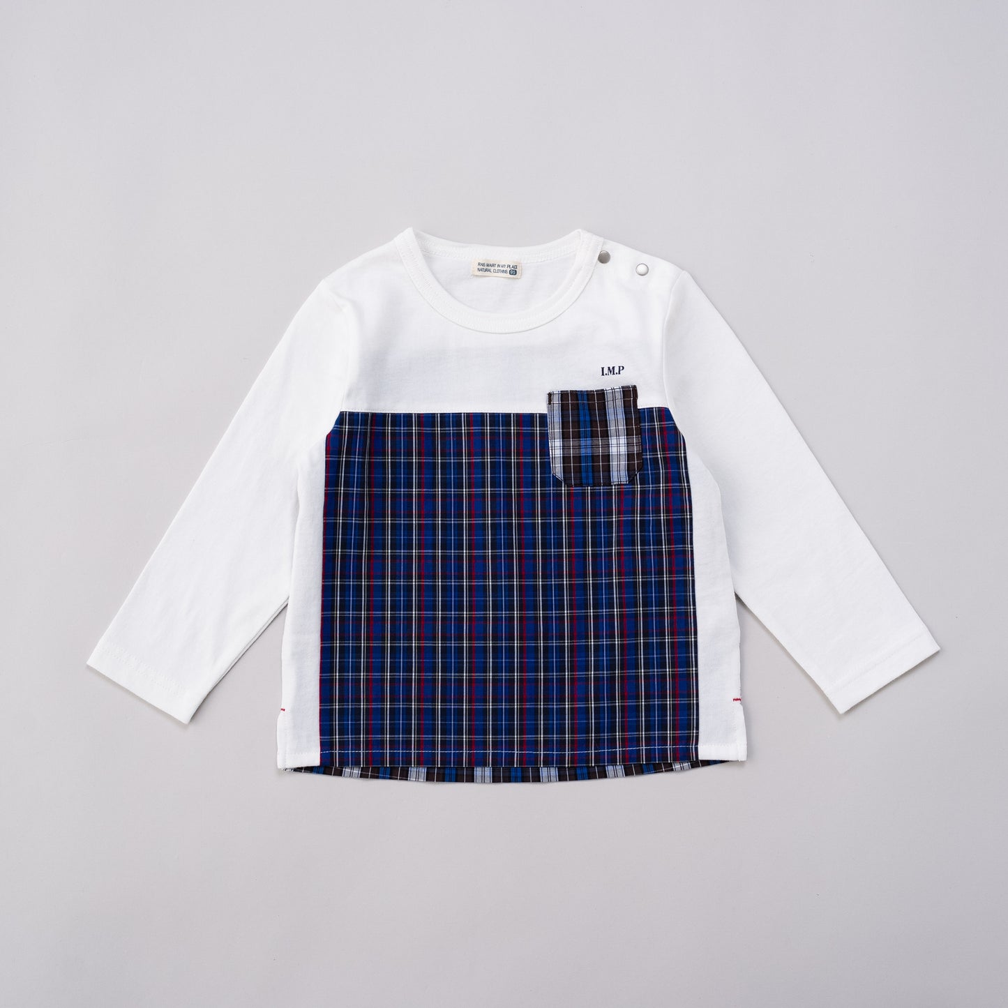 切り替えTシャツ　CHECK