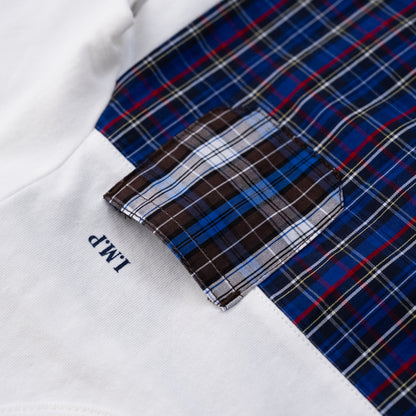 切り替えTシャツ　CHECK