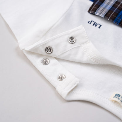 切り替えTシャツ　CHECK