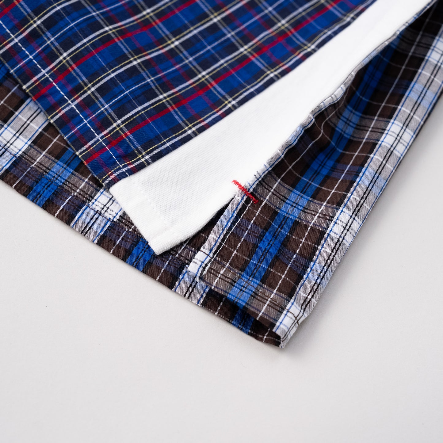 切り替えTシャツ　CHECK