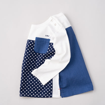 切り替えシャツ　DOT