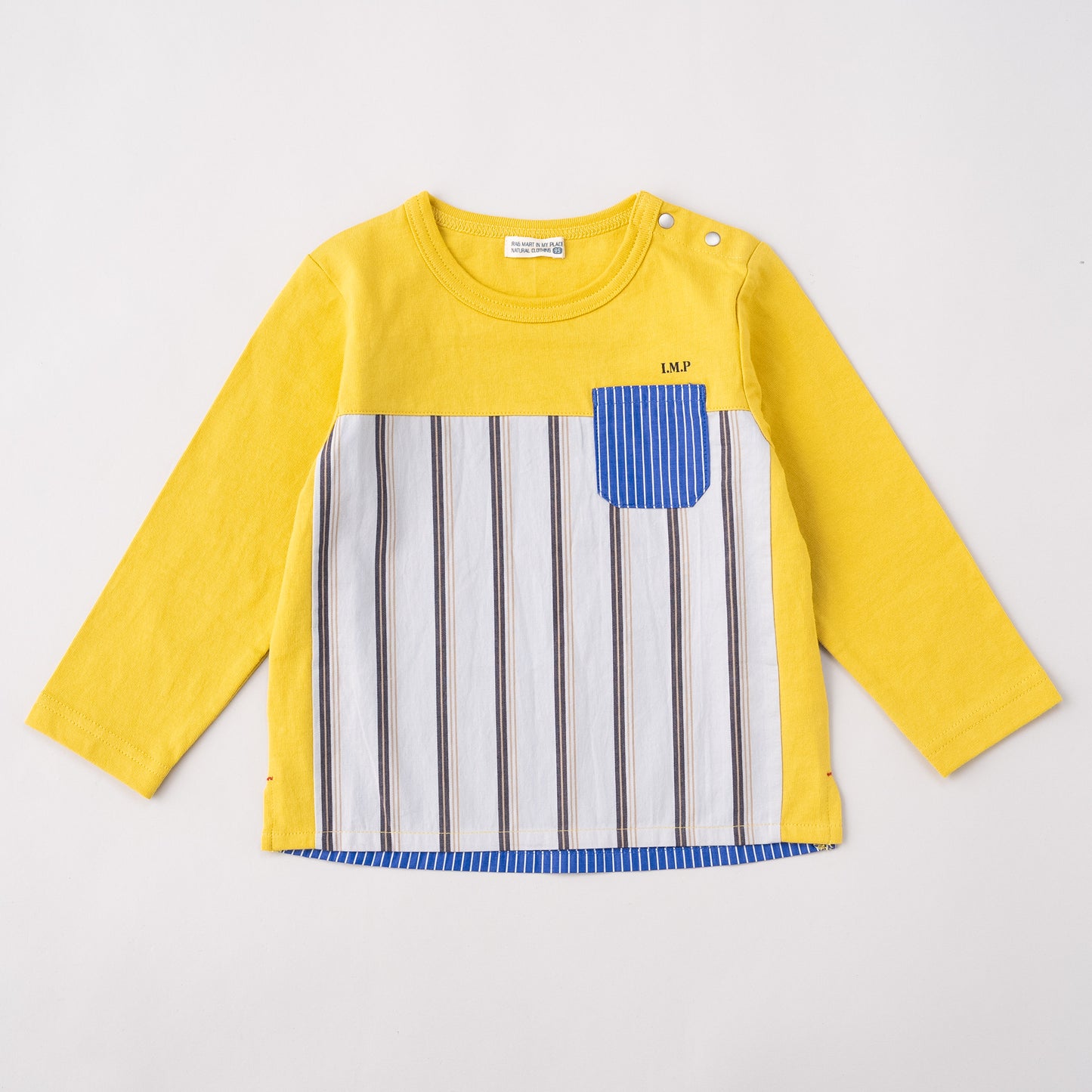 切り替えシャツ　STRIPE