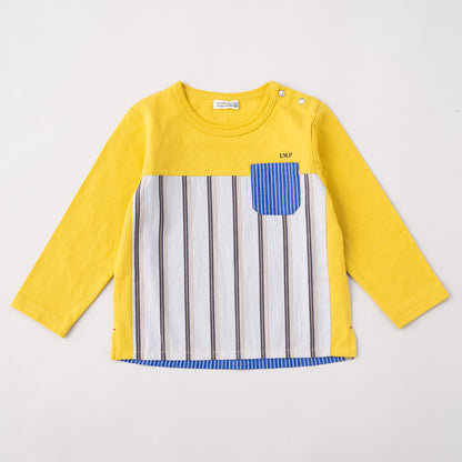 切り替えシャツ　STRIPE