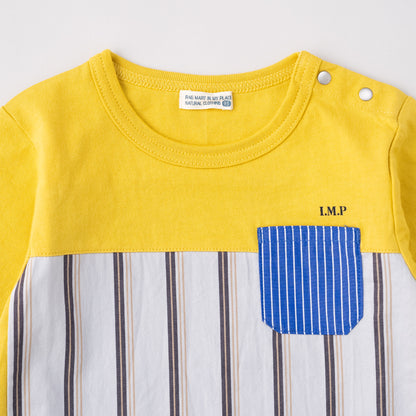 切り替えシャツ　STRIPE