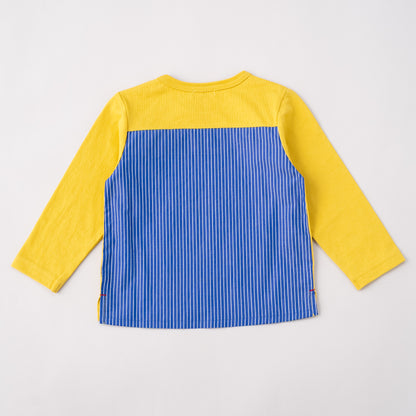 切り替えシャツ　STRIPE