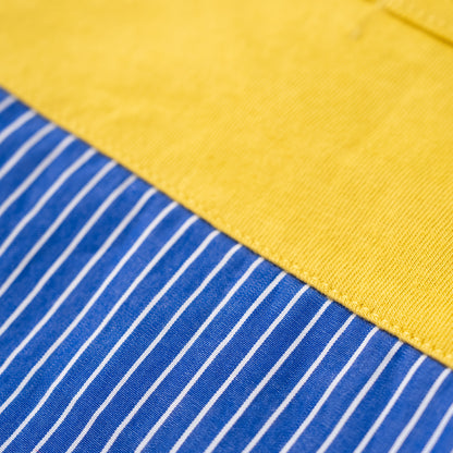 切り替えシャツ　STRIPE