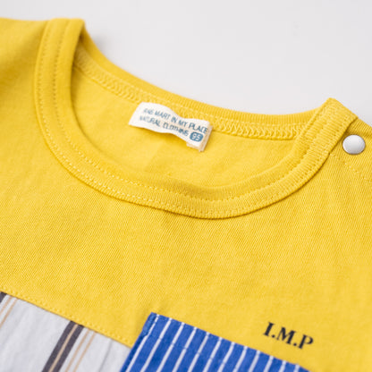 切り替えシャツ　STRIPE