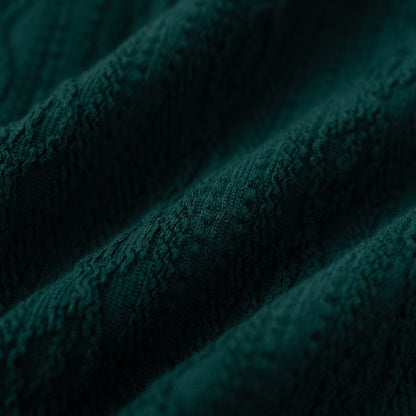 ケーブルニットハイネック　GREEN
