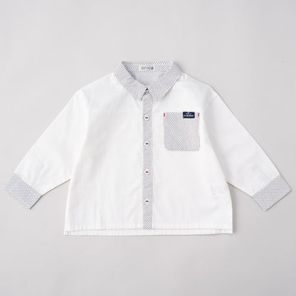 レギュラーカラーシャツ　OFF-WHITE