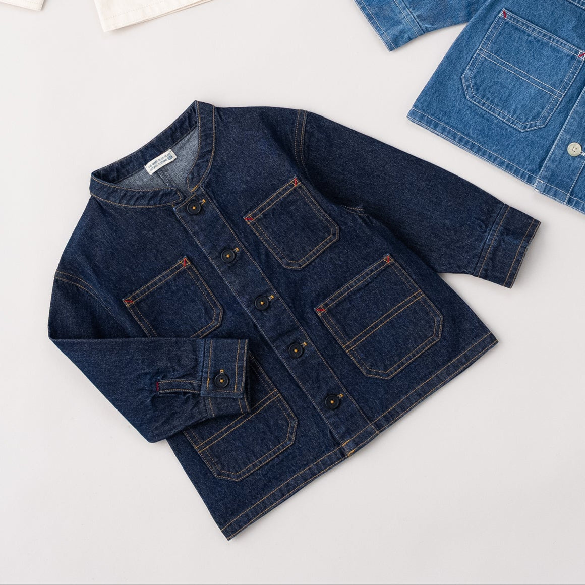 デニムオーバーサイズジャケット　NAVY