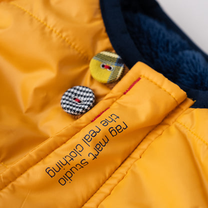 リバーシブルナイロンベスト　YELLOW
