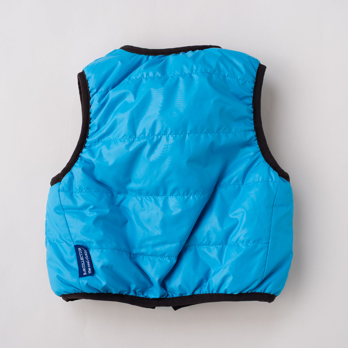 リバーシブルナイロンベスト　BLUE