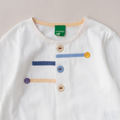 ベビーサマーカーディガン　OFF-WHITE