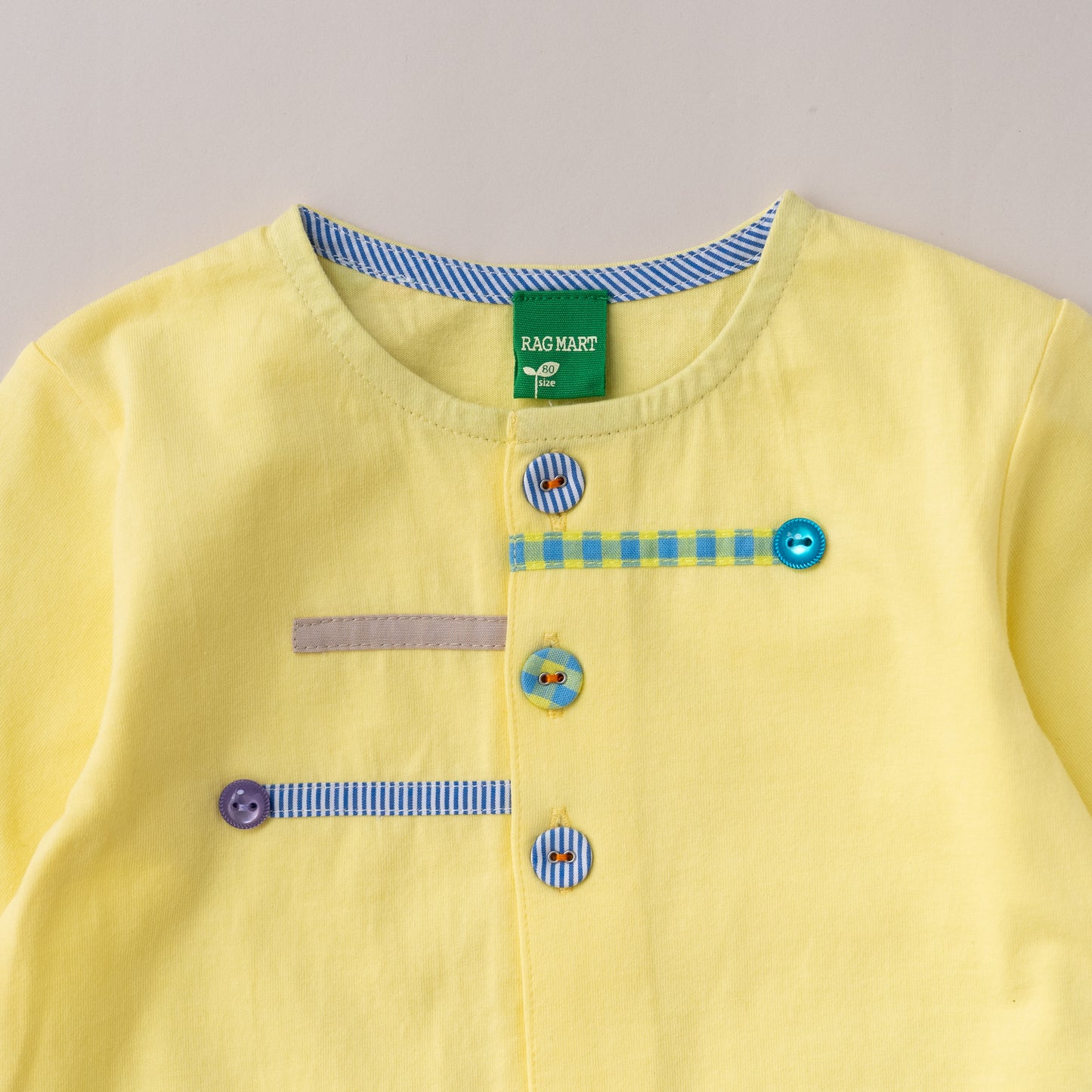 ベビーサマーカーディガン　YELLOW