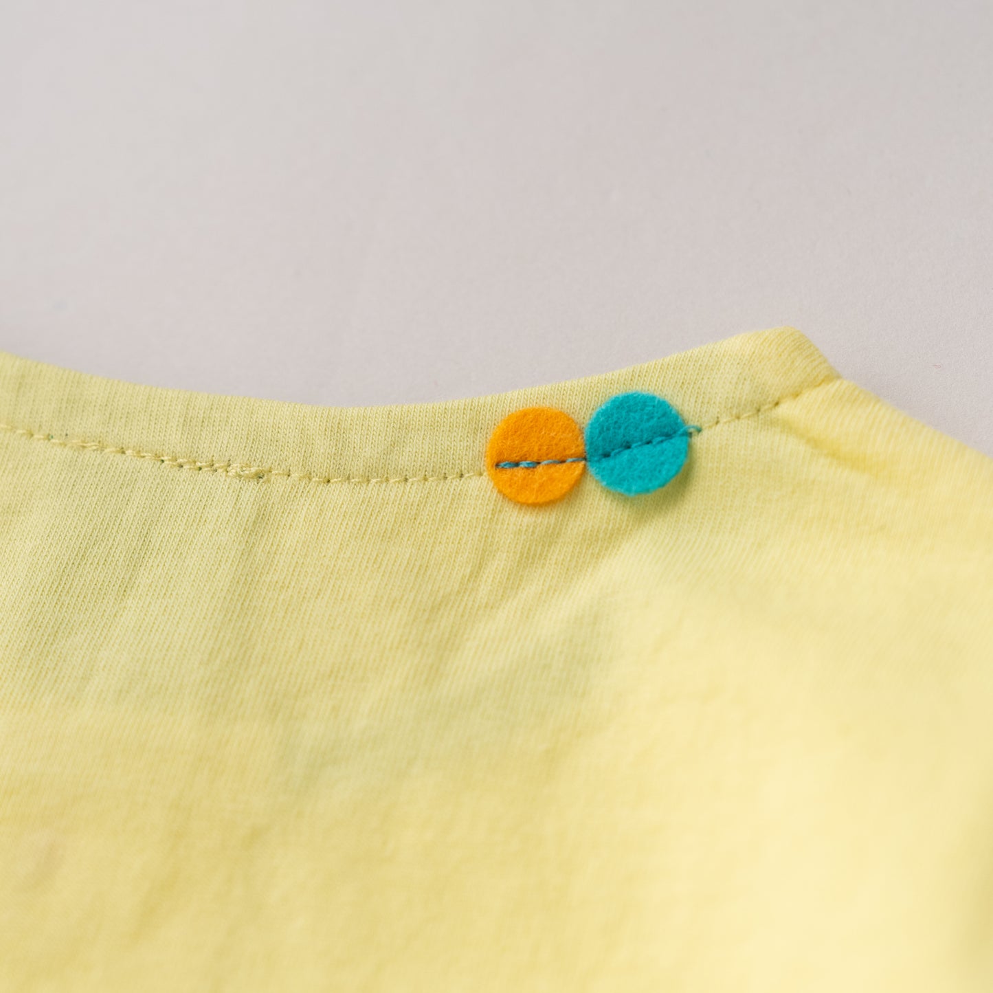 ベビーサマーカーディガン　YELLOW