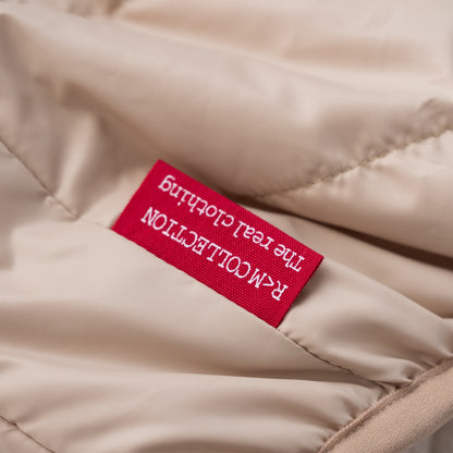 リバーシブルナイロンベスト　BEIGE