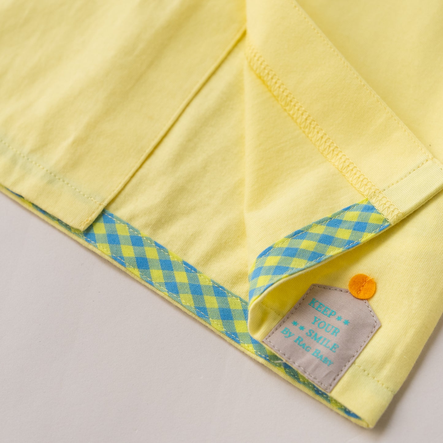 ベビーサマーカーディガン　YELLOW