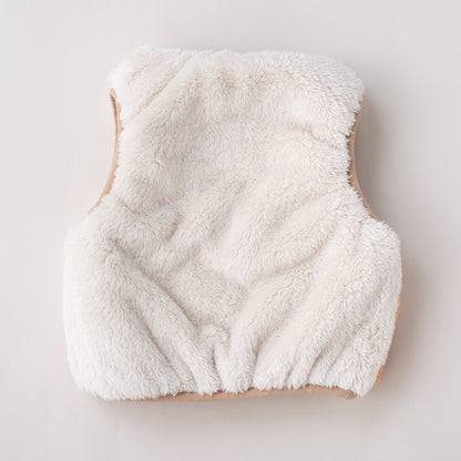 リバーシブルナイロンベスト　BEIGE
