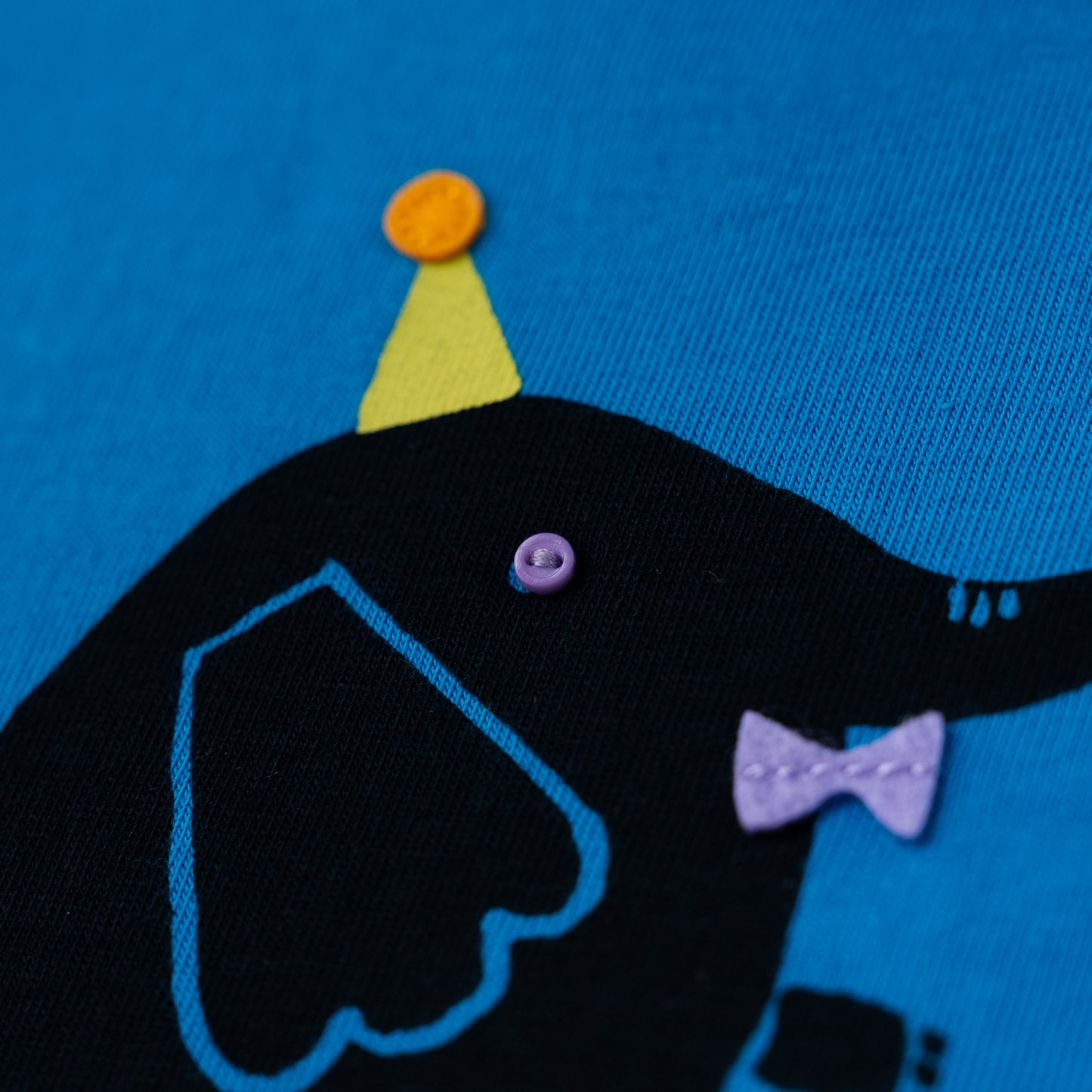 ベビーTシャツ【ぞうさん】　BLUE