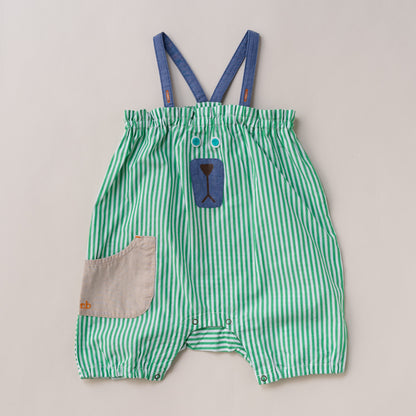 サロペット＆Tシャツセット　STRIPE