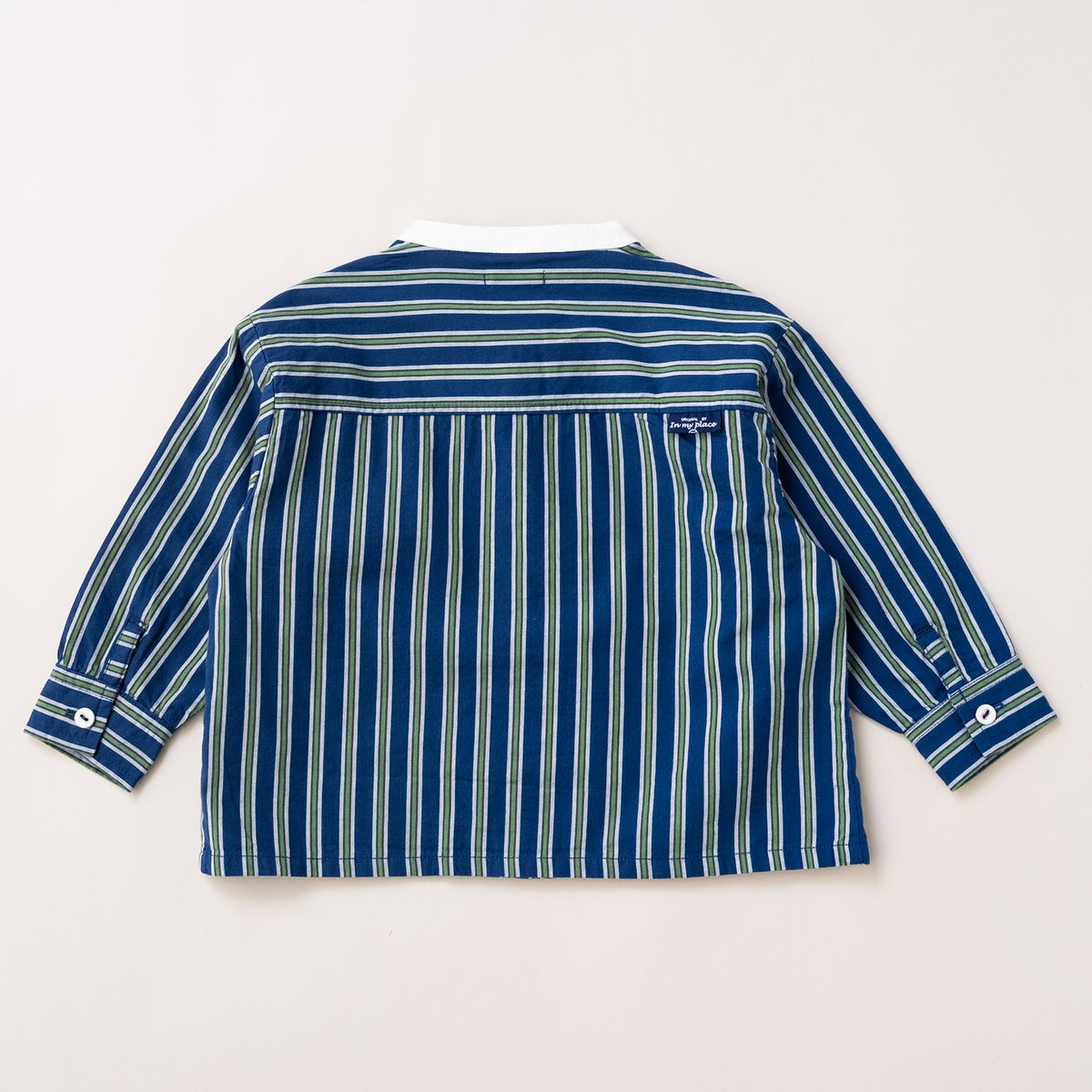 バンドカラーシャツ　STRIPE