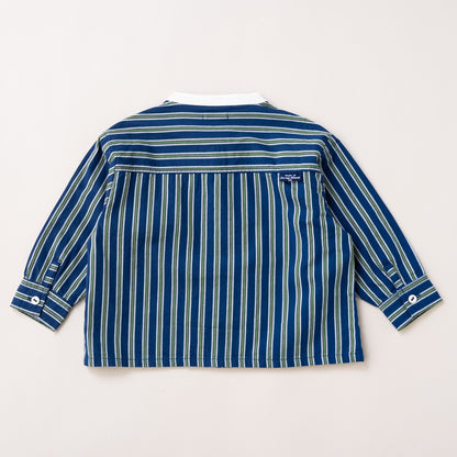 バンドカラーシャツ　STRIPE