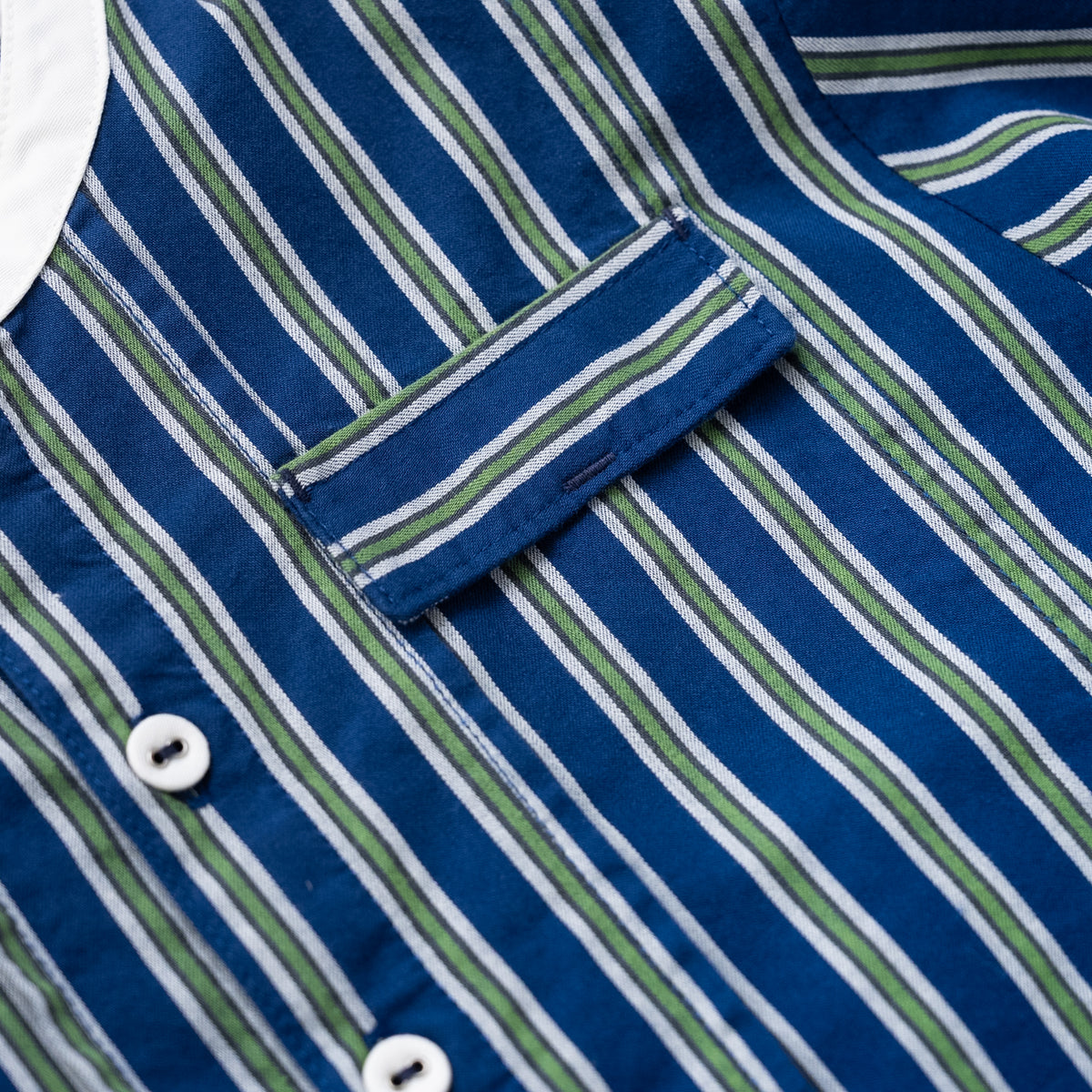 バンドカラーシャツ　STRIPE