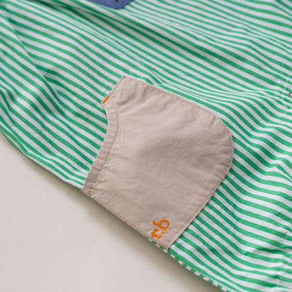 サロペット＆Tシャツセット　STRIPE