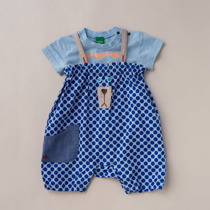 サロペット＆Tシャツセット　DOT