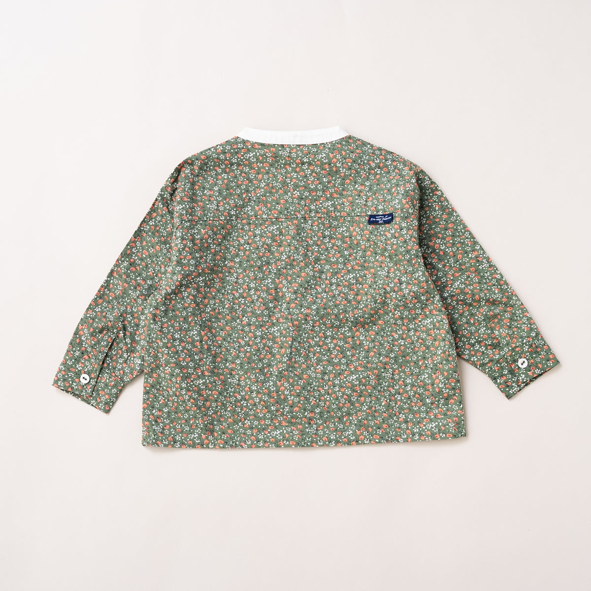 バンドカラーシャツ　PRINT