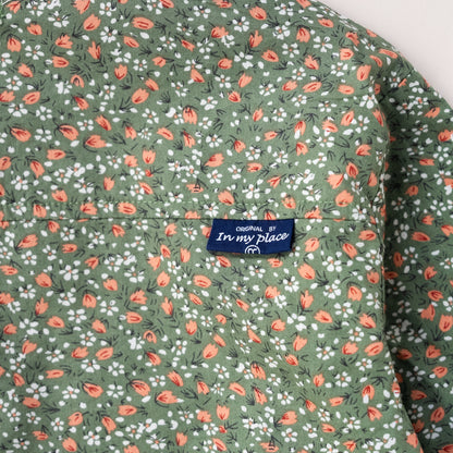 バンドカラーシャツ　PRINT