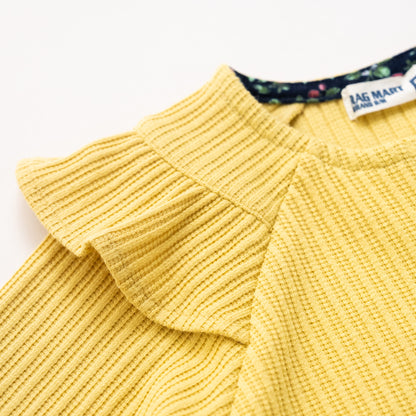 ニットカーディガン　YELLOW