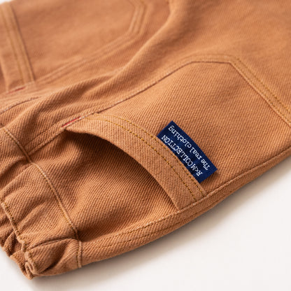 ニットデニムパンツ　BROWN