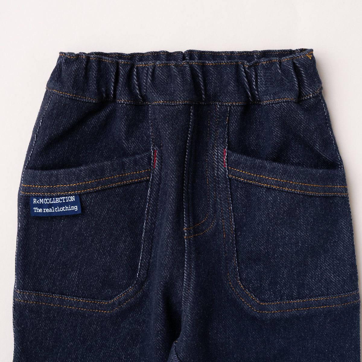 ニットデニムパンツ　NAVY