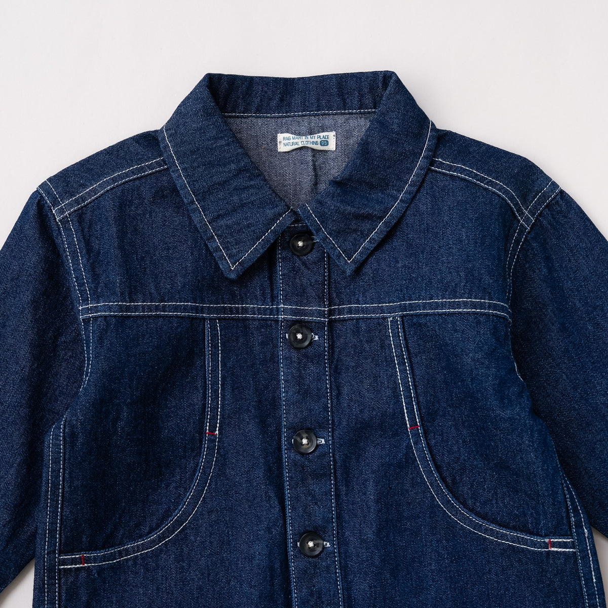 デニムオーバーサイズジャケット　NAVY