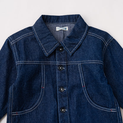 デニムオーバーサイズジャケット　NAVY