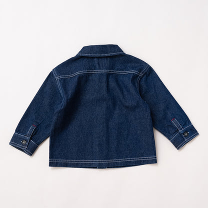 デニムオーバーサイズジャケット　NAVY