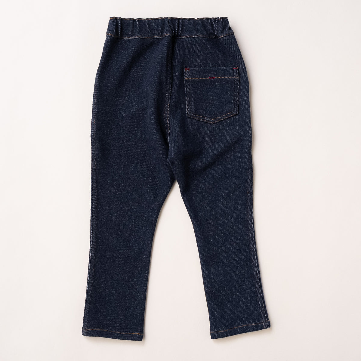ニットデニムパンツ　NAVY
