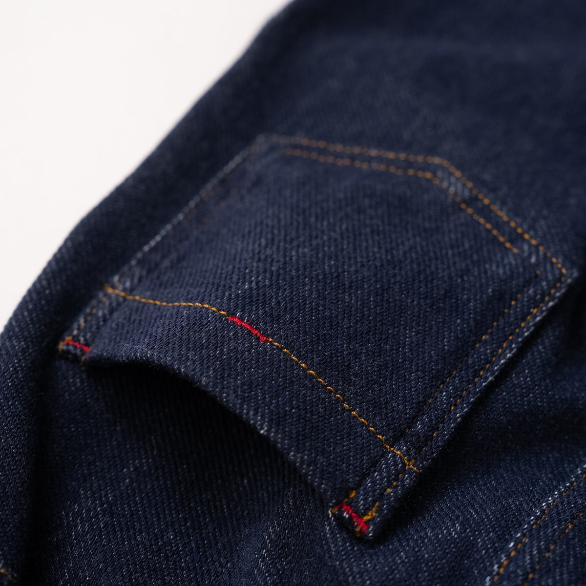 ニットデニムパンツ　NAVY