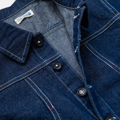 デニムオーバーサイズジャケット　NAVY