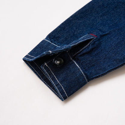 デニムオーバーサイズジャケット　NAVY